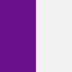 Purple and White football scarf