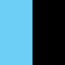 Sky blue and Black football scarf