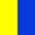 Yellow and Royal blue football scarf